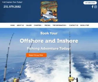 Orangebeachfish.com(Deep Sea Fishing Offshore Inshore Fishing Gulf Shores Orange Beach AL) Screenshot