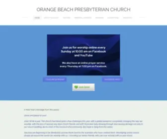 Orangebeachpresbyterian.org(ORANGE BEACH PRESBYTERIAN CHURCH) Screenshot