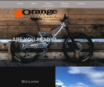 Orangebikes.ch(Orange Bikes Switzerland) Screenshot