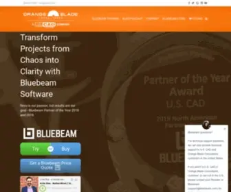 Orangeblade.com(Orange Blade Consultants) Screenshot