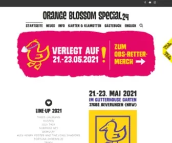 Orangeblossomspecial.de(Orange Blossom Special) Screenshot