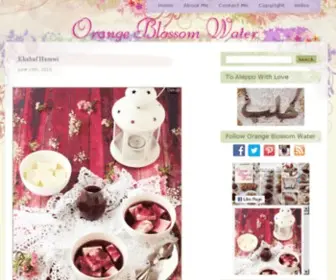 Orangeblossomwater.net(Orange Blossom Water) Screenshot