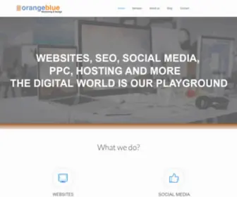 Orangeblueweb.com(Chicagoland Digital Marketing & Web Design) Screenshot