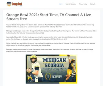 Orangebowlinfo.com(Orange Bowl 2021 Live Stream) Screenshot