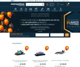 Orangeboxminiaturas.com.br(Miniaturas de carros) Screenshot