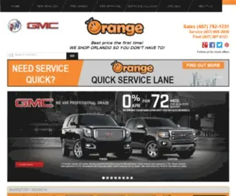 Orangebuickgmc.com(Orange Buick GMC) Screenshot