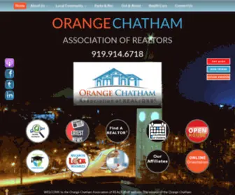 Orangechathamrealtors.com(Orange Chatham Association of REALTORS®) Screenshot