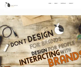 Orangecheekstudio.com(Branding and Graphic Design Services) Screenshot