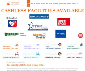 Orangechildrenhospital.com(Best Children Hospital in Ahmedabad) Screenshot