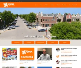 Orangecityiowa.com(Orange city) Screenshot