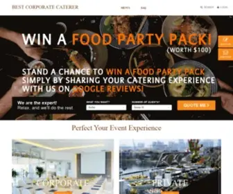 Orangeclove.com.sg(Singapore's Preferred Buffet Caterer) Screenshot