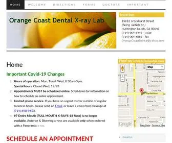 Orangecoastdental.com(Important Covid) Screenshot