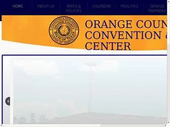 Orangecoexpo.com(Orange County Convention And Expo Center in Orange) Screenshot