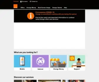 Orange.com.lr(All about Orange Liberia) Screenshot