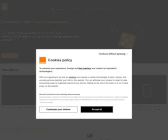 Orange.com(Corporate Website of Orange) Screenshot