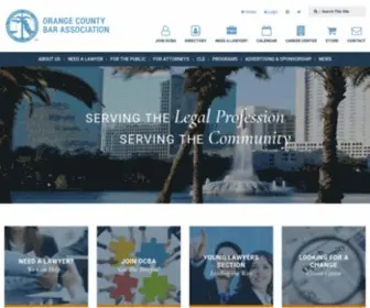 Orangecountybar.org(Orange County Bar Association (OCBA)) Screenshot