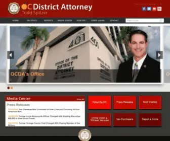 Orangecountyda.org(Orange County DA) Screenshot