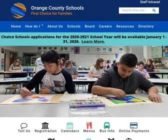 Orangecountyfirst.com(Orange County School District) Screenshot