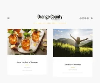 Orangecountymagazine.com(Orange County Magazine) Screenshot