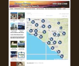 Orangecountyrealestatesearch.com(Irvine Homes for Sale) Screenshot