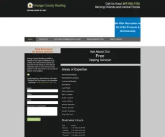 Orangecountyroofing.org(Roofing Company Orlando) Screenshot