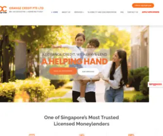 Orangecredit.com.sg(Licensed Money Lender Singapore) Screenshot