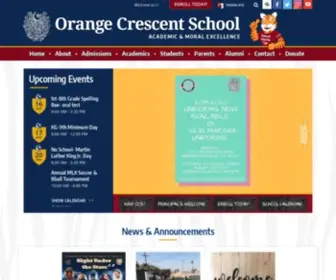 Orangecrescent.com(Orange Crescent School) Screenshot