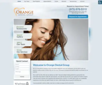 Orangedentalgroup.com(Dentist in New Jersey) Screenshot