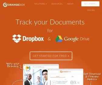 Orangedox.com(Document Protection & Tracking) Screenshot
