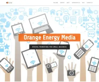 Orangeenergymedia.com(Digital Marketing for Small Business) Screenshot