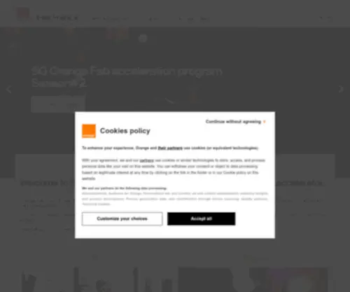 Orangefab.fr(Web Server's Default Page) Screenshot