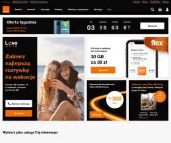 Orangefinanse.pl(Internet domowy) Screenshot