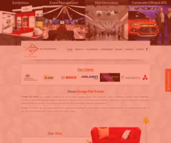 Orangefishevents.in(Event Management Company in Delhi NCR) Screenshot