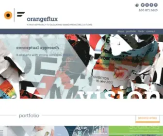 Orangeflux.com(Chicago Graphic Design) Screenshot