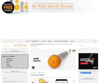 Orangefreesounds.com(Free Sound Effects) Screenshot