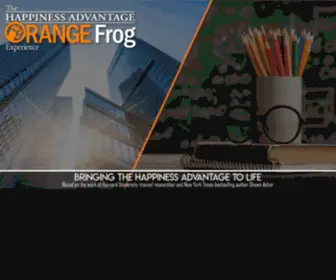 Orangefrogbook.com(Orange Frog Experience) Screenshot