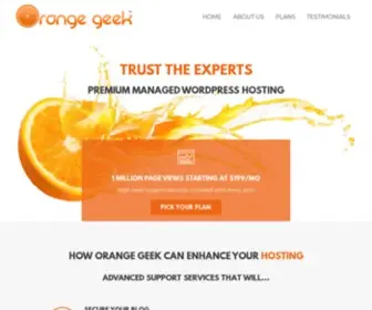 Orangegeek.com(Orange Geek) Screenshot