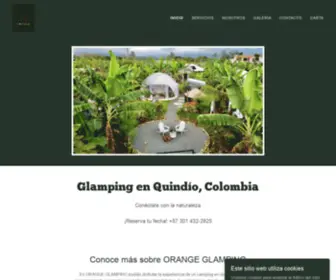 Orangeglamping.com(ORANGE GLAMPING) Screenshot