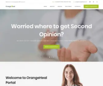 Orangeheal.com(Medical Tourism) Screenshot