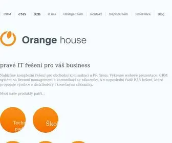 Orangehouse.cz(Orange house s.r.o) Screenshot