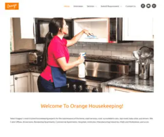 Orangehousekeeping.com(Housekeepiing services in Nagpur) Screenshot