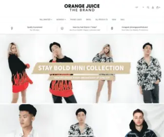Orangejuicethebrand.com(ORANGE JUICE THE BRAND) Screenshot