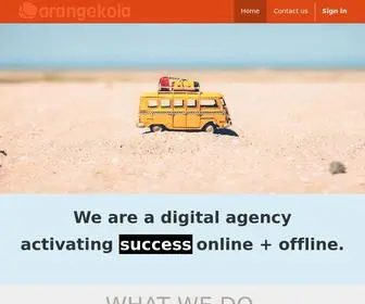 Orangekola.com(Digital Agency) Screenshot