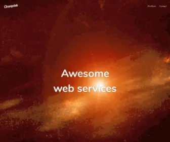 Orangelab.com(Awesome web services) Screenshot