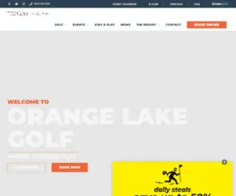 Orangelakegolf.com(Orange Lake Golf) Screenshot