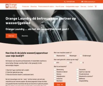 Orangelaundry.nl(Orange Laundry) Screenshot