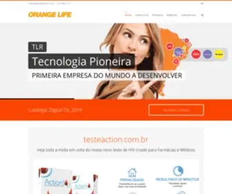 Orangelife.com.br(Industria e Comércio OrangeLife) Screenshot