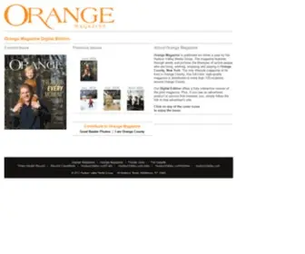 Orangemagazineny.com(Orange Magazine Digital Edition) Screenshot