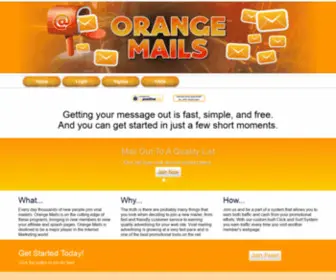 Orangemails.com(Orange Mails) Screenshot
