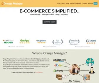 Orangemanager.com(Shipping Simplified) Screenshot